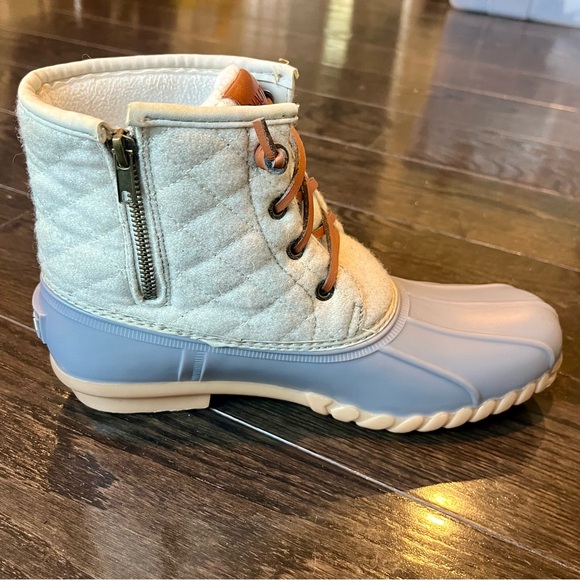 Nautica Quilted Wooley Duck Boots Waterproof Winter Snow / Rain Booties - Picture 9 of 16